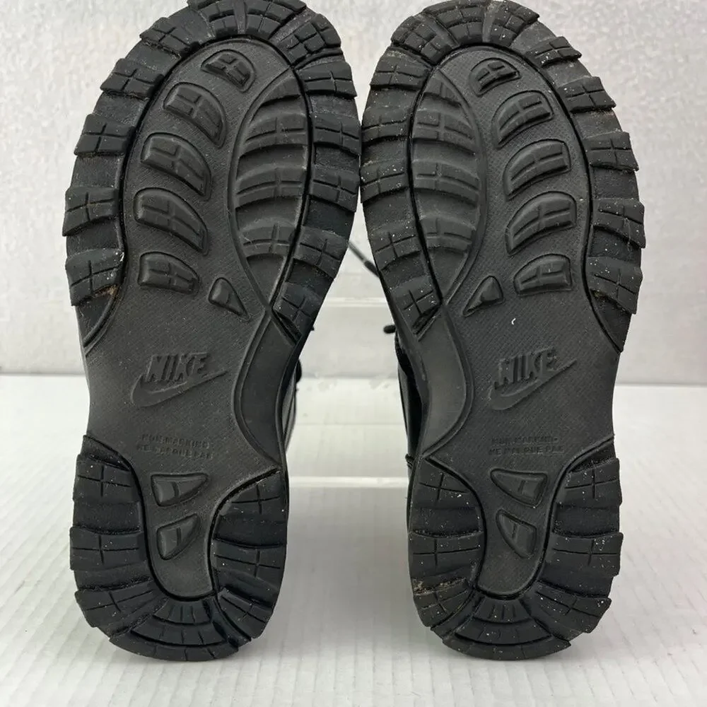 NIKE Shoes Boots Kids US 1Y Black Lace Up High Top Manoa LTR BQ5373-001